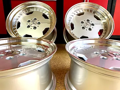 Mercedes Deep Dish Hammer 17 Inch Rims Wheels Set4 New Fit Sl500 Sl600 Sl  Amg • $1195