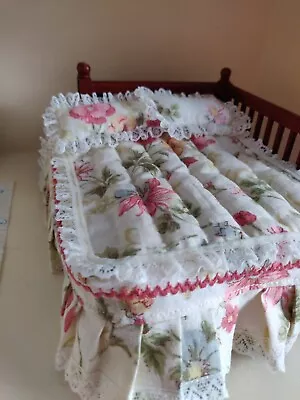 £29 • Buy Artisan Made Dolls House Furniture. Double Bed. Amazing Detail. Inc LOTS Bedding