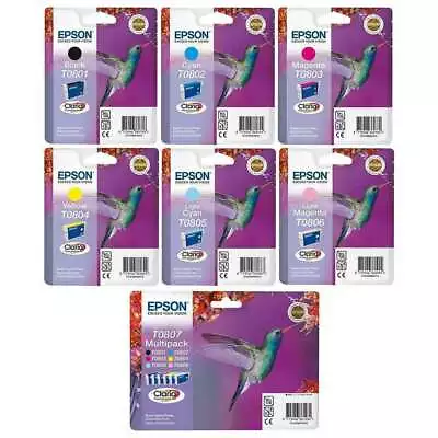£15.75 • Buy Genuine Epson Ink Cartridge, PX800FW PX810FW PX820FWD PX830FWD R265 R285 *Lot*