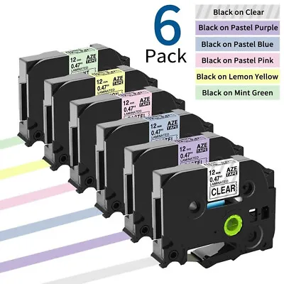 6PK Compatible Brother P-Touch TZe-231 TZe-131 TZ 12mm Label Tape PT-D210 1/2  • $14.99