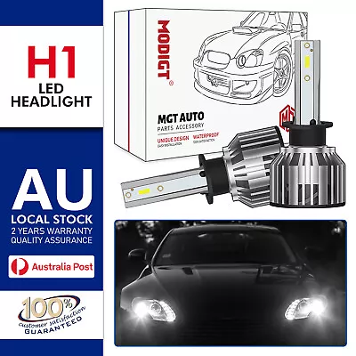 MODIGT H1 6000K White Bright LED Headlight Bulb Conversion Kit High Or Low Beam • $27.40