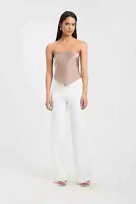 BNWT Kookai Belle Satin Top - Bronze - Size 34 • $20