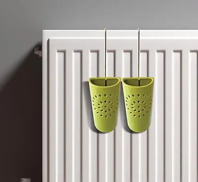 £7.49 • Buy Radiator Hanging Ceramic Humidifier Dry Air Water Humidity Control Set Of 2
