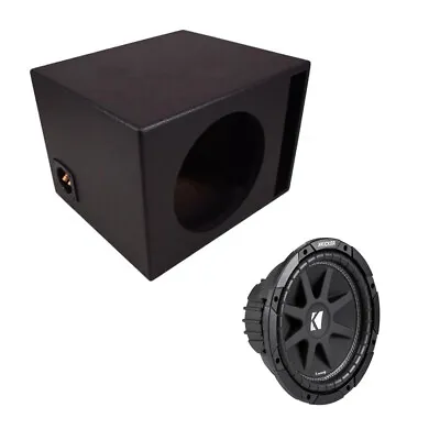 Kicker 12  Loaded Single Vented Design Sub Box With 4 Ohms C10 Subwoofer New • $126.95