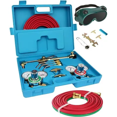 Gas Welding Cutting Torch Kit Oxy Acetylene Oxygen Brazing Set Victor Type • $116.29