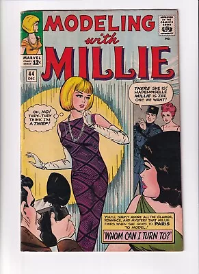 Modeling With Millie 44 Vg Marvel Comics Book Roy Thomas Debut Teen (1965) • $149.99