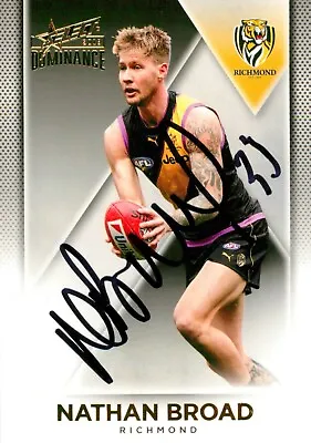 $19.99 • Buy ✺Signed✺ 2019 RICHMOND TIGERS AFL Premiers Card NATHAN BROAD