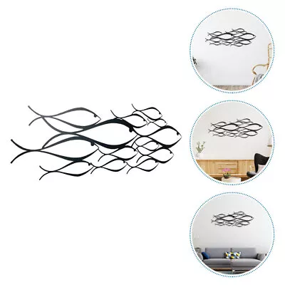 School Of Fish Wall Art Metal Fish Wall Art Metal Fish Wall Pendant Statue • £14.77