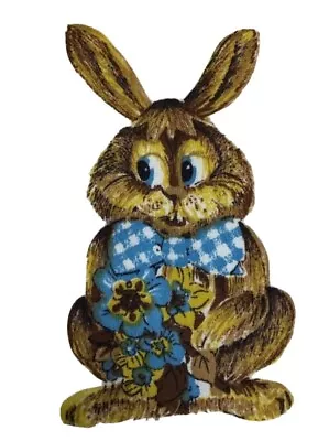 Rare Vintage Billy The Bunny Uncut Rabbit Easter Craft Fabric Panel Pillow Toy • $24