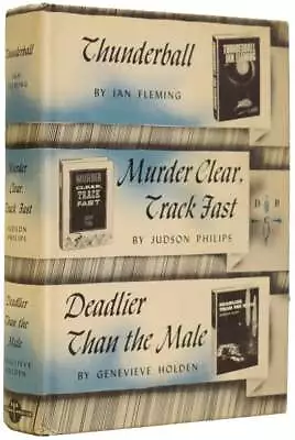 Ian FLEMING / Thunderball Murder Clear Track Fast Deadlier Than The Male 1st Ed • $186.77