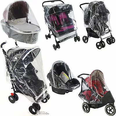 Universal Baby Rain Cover For Pushchair Stroller Pram Double Buggy Carrycot • £12.99