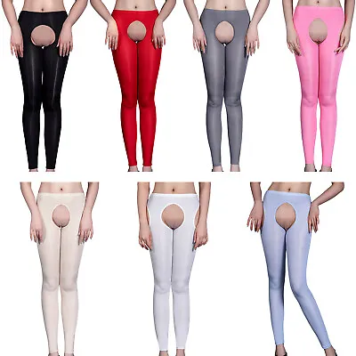 Sexy Womens Hollow Out Long Stockings Suspender Leggings Skinny Pants Nightwear • $9.19