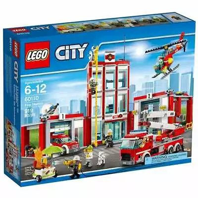 Brand New & Sealed Lego City 60110 Fire Station Retired Set • $259.95