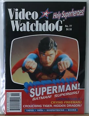 VIDEO WATCHDOG MAGAZINE # 77 Superman/Batman • $6.95