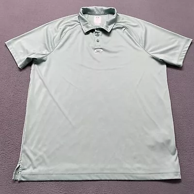 Oakley Shirt Men’s 2XL Green Polo Golf Performance Stretch Outdoor • $16.24