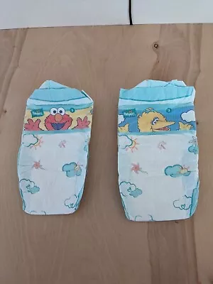 3 Vintage Pampers Baby Dry Sesame Street Diapers Size 3 From 2005! • $6.50