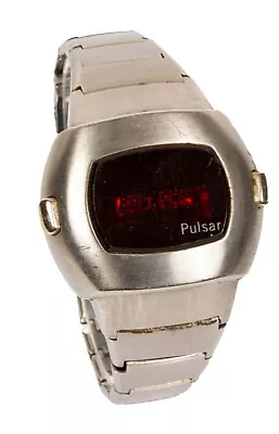 Vintage Pulsar Red LED Time Computer Watch • $50