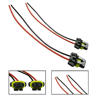 9006 9005 Socket Adapter Wire Harness Extension Plug Connector For Headlight DRL • $7.97