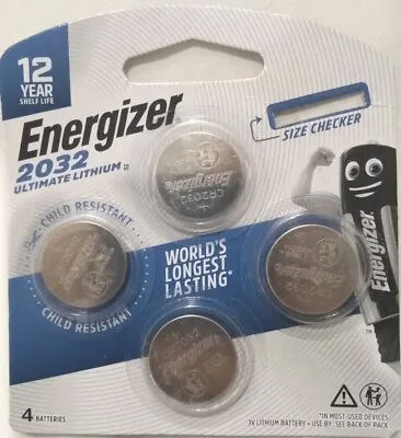 Energizer CR2032 Coin Battery - 4 Count Hurry Cheapest And Best In The World  • $3.99