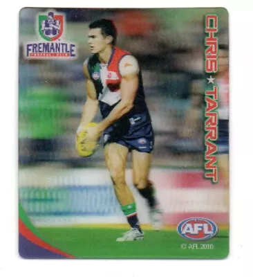 2010 AFL ULTRA 3D FOOTY PLAYS SNACKBRANDS - #26 Chris TARRANT (FREMANTLE) • $5