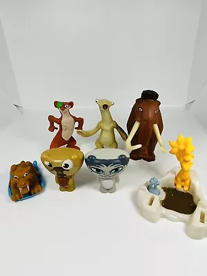 Ice Age McDonald’s Kelloggs Toys Lot Of 7 Pieces Bundle Mixture Kids Figures • $14.99