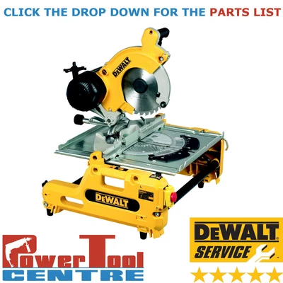 £5.99 • Buy DeWalt Genuine Spare Parts DW743N Combination Saw - Type 1