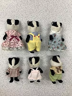 Sylvanian Families  Figures Vintage Badger  Family Bundle See Photos + Descrip • £4.99