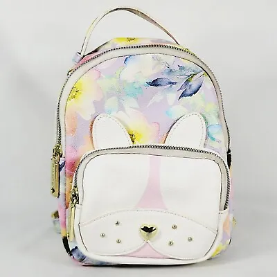 Betsey Johnson Mini Backpack Women's Multicolor Tie Dye Floral Kitsch Dog Purse  • $21.99