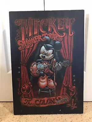 Disney Mickey Mouse Summer Tour Framed Art Print Large 23x16 Wall Decor • $19.99