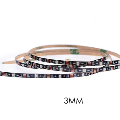 RGBIC 3/4/5mm PCB WS2812B Led Strip Light Sk6812 Addressable Pixel Tape Lamp 5V • $9.88