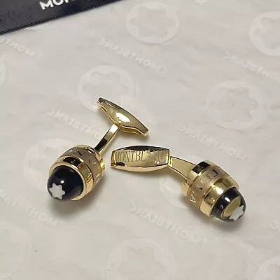 Montblanc Gold Cufflinks • $35.99