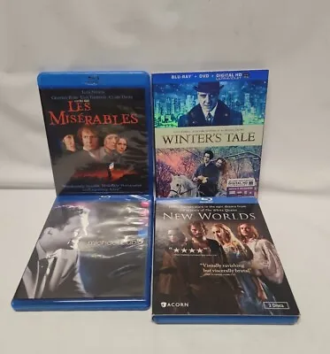 Winters Tale Les Miserables Michael Buble New Worlds Blu Ray Dvd Lot 4 • $32.99