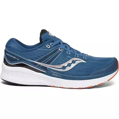 Saucony Munchen 4 Mens Running Shoes Trainers Jogging Sports Comfort - Blue • £71.49