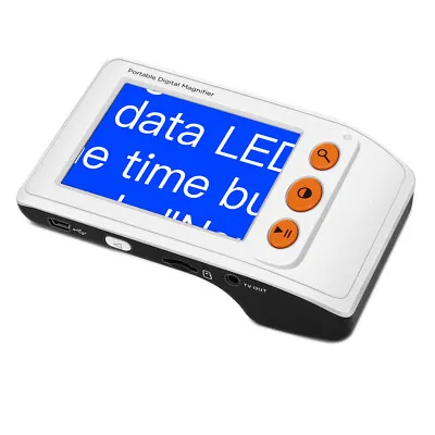 £86.72 • Buy LCD Electronic 2-25X Magnifier Lightweight Handheld Reading Aid AV Output