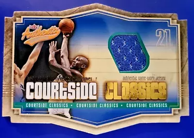 2003-04 Fleer Authentix   Courtside Classics   Game-Used #1  Kevin Garnett • $99.99