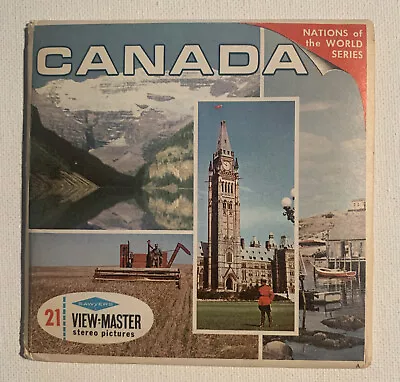 View-Master CANADA Nations Of The World A090 3 Reel Set + Booklet (V6) • $11.05