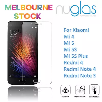 2x PREMIUM NUGLAS Screen Protector For Xiaomi Mi 5S Plus Redmi 4 Note 3 4 Mi 4 5 • $6.95