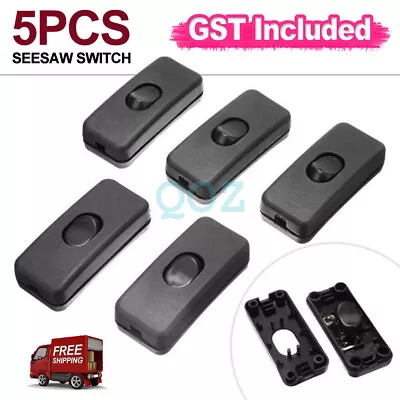 5-20pcs 12V In-Line Cable On-Off Rocker Switch Lamp Spot Light Inline Caravan • $15.81