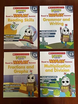 4 X Scholastic Naplan L3 Year 3 Books Workbooks - Brand New • $30