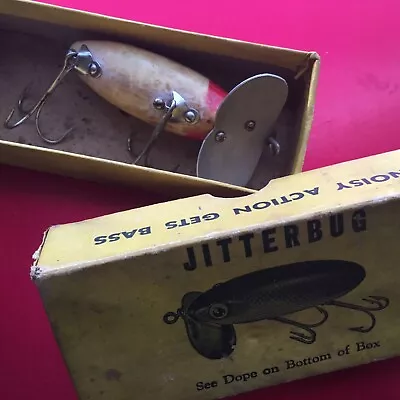 Vintage Arbogast Plastic Jitterbug In Old Box. • $9.99
