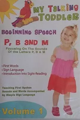 My Talking Toddler: Beginning Speech - P B And M - DVD -  Very Good - - -  -   • $6.29