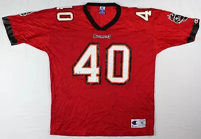 Mike Alstott Tampa Bay Buccaneers Vintage 90's Champion NFL Football Jersey 48 • $29.99