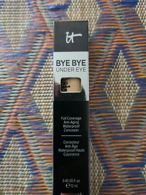 $17.90 • Buy IT Cosmetics Bye Bye Under Eye Anti-Aging Concealer .40 Oz 20.0 Medium (N)