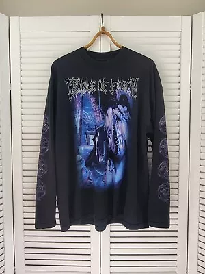 Vintage Cradle Of Filth Long Sleeve Midian Cthulhu Dawn Sympho Black • $245