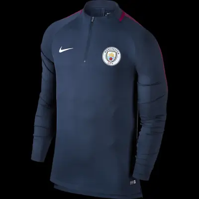 Men's Fc Manchester City 2017/2018 Training Football Soccer Shirt Jersey Size M • $64.99