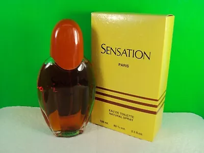 VINTAGE Sensation Paris 3.3 Oz /100 ML Eau De Toilette Spray For Women NEW (W10) • $33.99