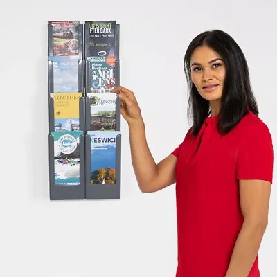 Expanda Stand Solo Leaflet Dispenser Brochure Holder  5 Colours - 1/3A4 Pocket • £36