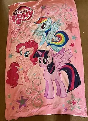 My Little POny New Generation SIngle Size Reversible Sparkly Pink Duvet Cover • £12.99