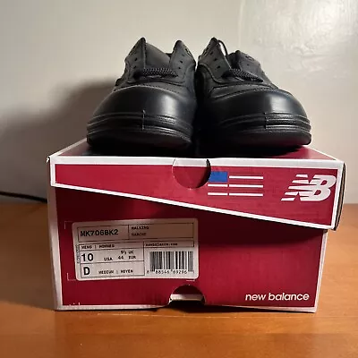 Size 10 - New Balance 706 V2 Postal Black - Mk706bk2 • $59.99