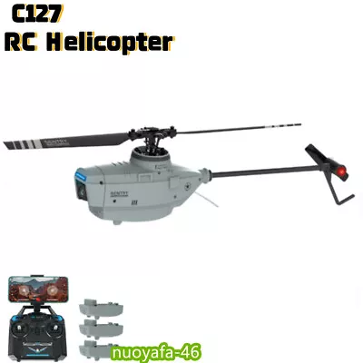 C127 2.4G 720P HD 6Axis WiFi Helicopter Wide Angle Camera Spy Drone RC Plane Toy • $93.49